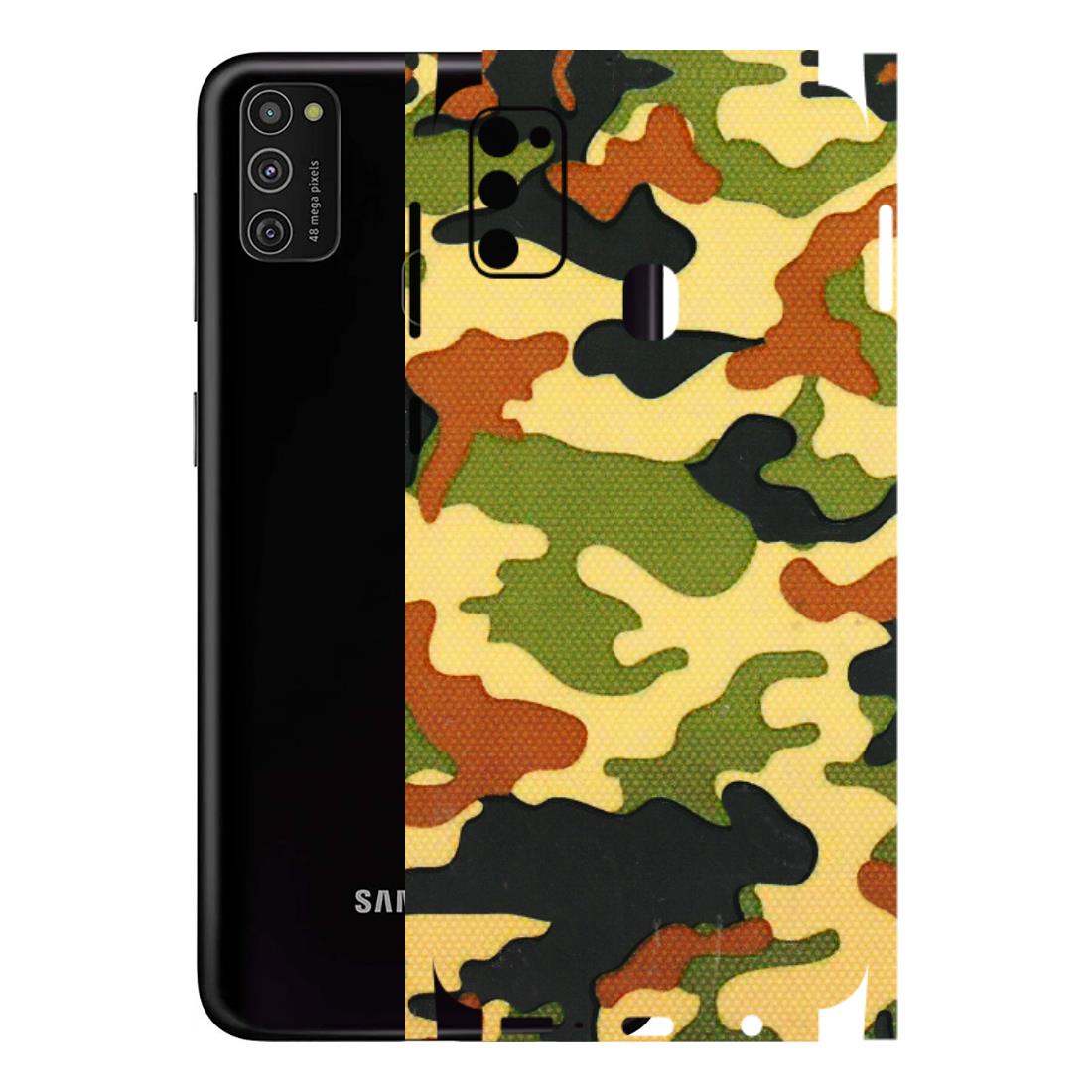 Samsung M/F/Note/Flip and C Phone Skins (All Models) - Indian Military - 3D Embossed Finish (L-234) Samsung Galaxy M21