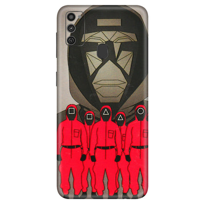 Samsung M/F/Note/Flip and C Phone Skins (All Models) - Squid Game Hero - 3D Embossed Finish (L-245) Samsung Galaxy M21