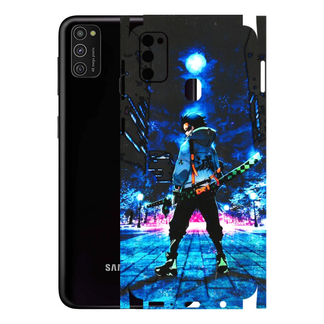 Samsung M/F/Note/Flip and C Phone Skins (All Models) - Demon Slayer Sword - 3D Embossed Finish (L-247) Samsung Galaxy M21