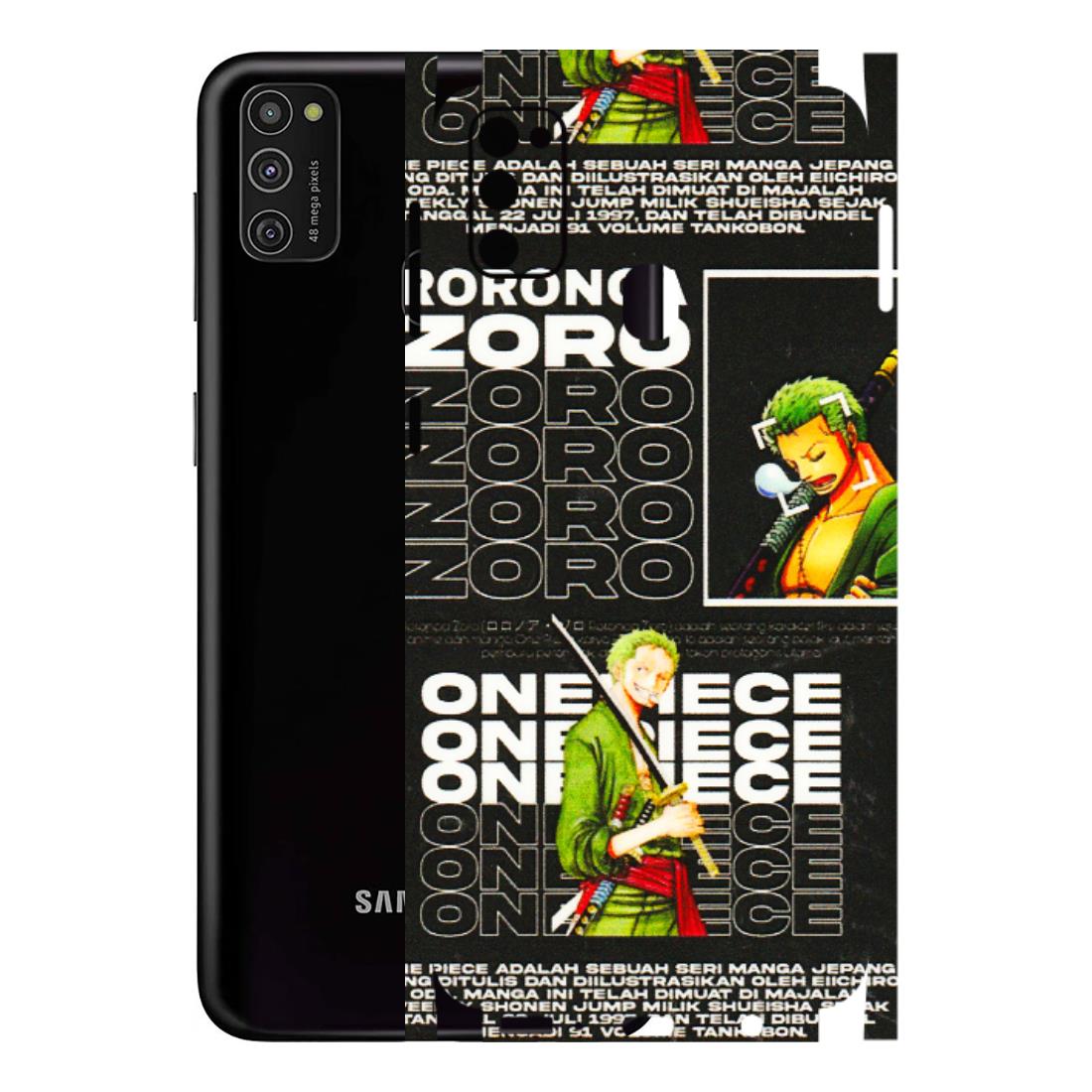 Samsung M/F/Note/Flip and C Phone Skins (All Models) - One Piece Zoro - 3D Embossed Finish (L-250) Samsung Galaxy M21