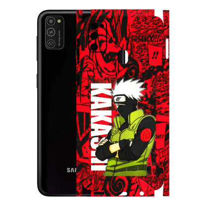 Samsung M/F/Note/Flip and C Phone Skins (All Models) - Kakashi Red Anime - 3D Embossed Finish (L-251) Samsung Galaxy M21