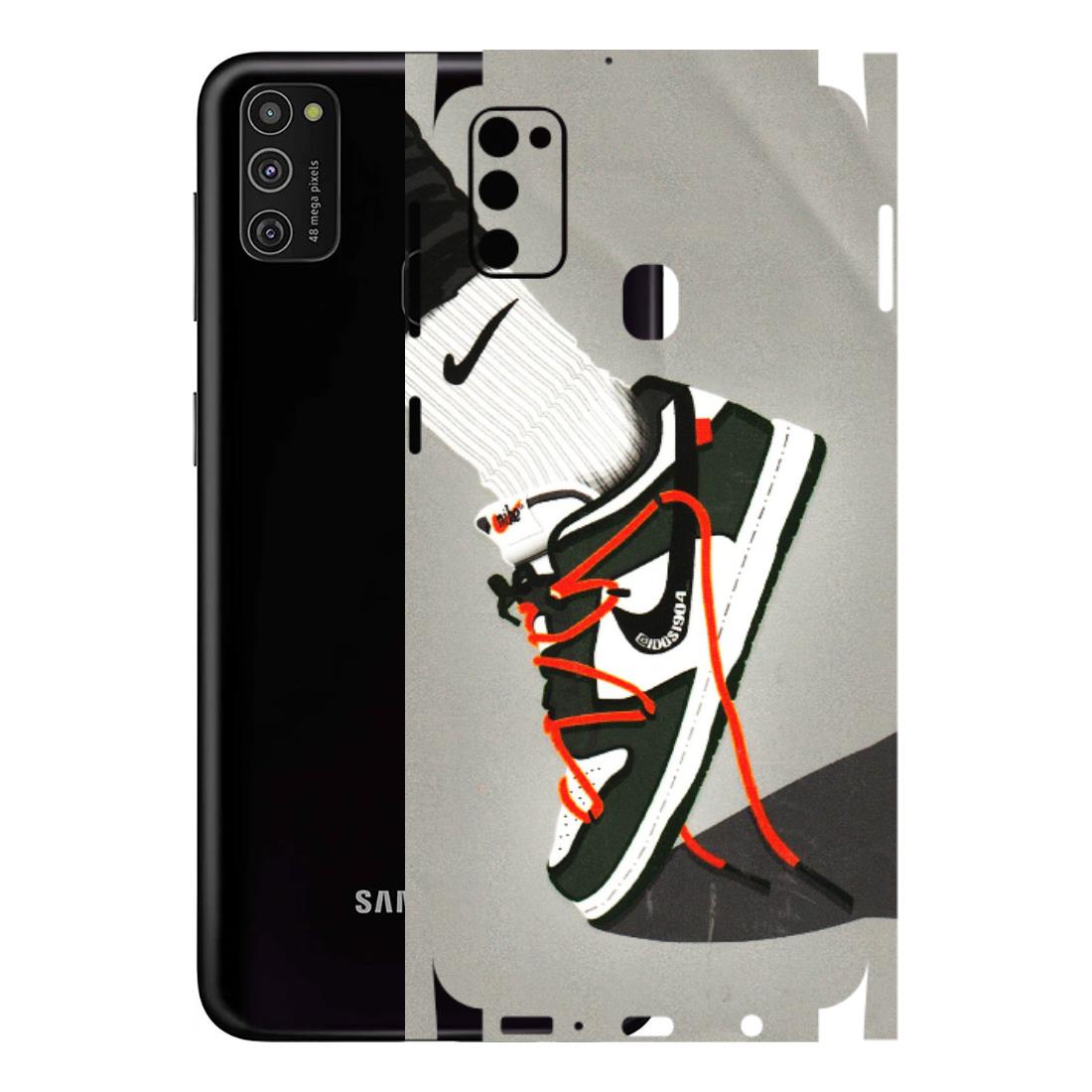 Samsung M/F/Note/Flip and C Phone Skins (All Models) - New Grey Sneaker - 3D Embossed Finish (L-261) Samsung Galaxy M21