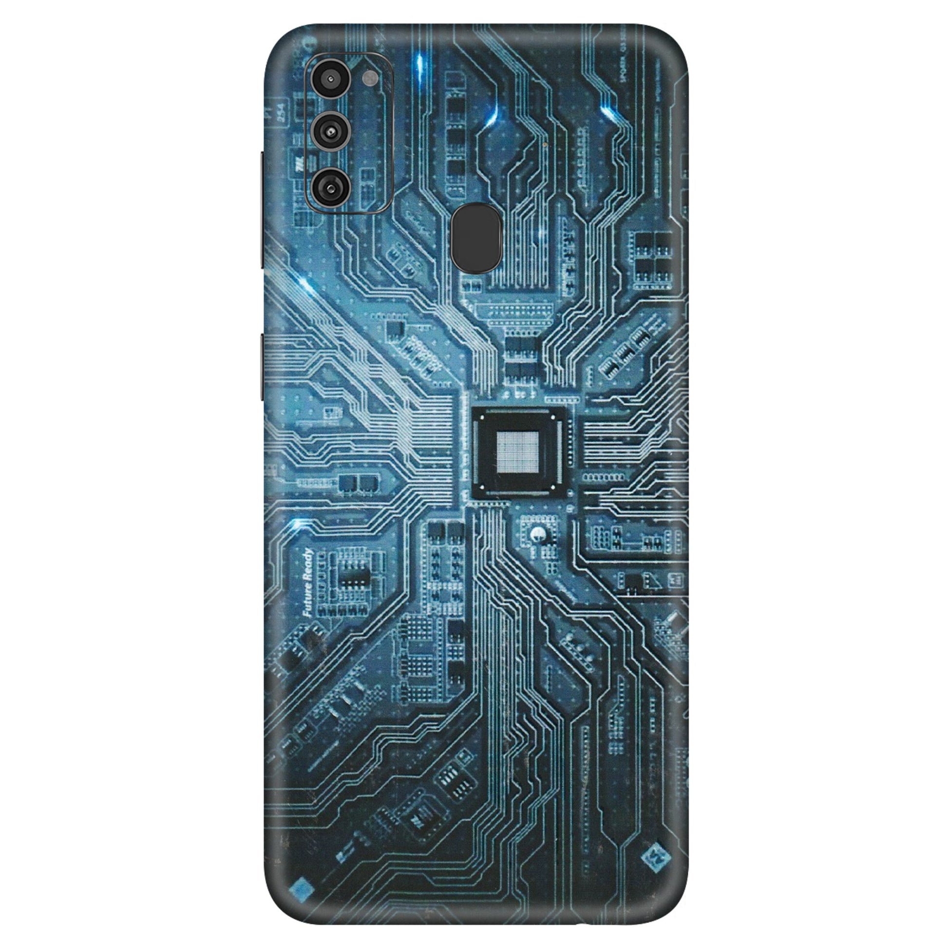 Samsung M/F/Note/Flip and C Phone Skins (All Models) - Original Circuit - 3D Embossed Finish (L-267) Samsung Galaxy M21