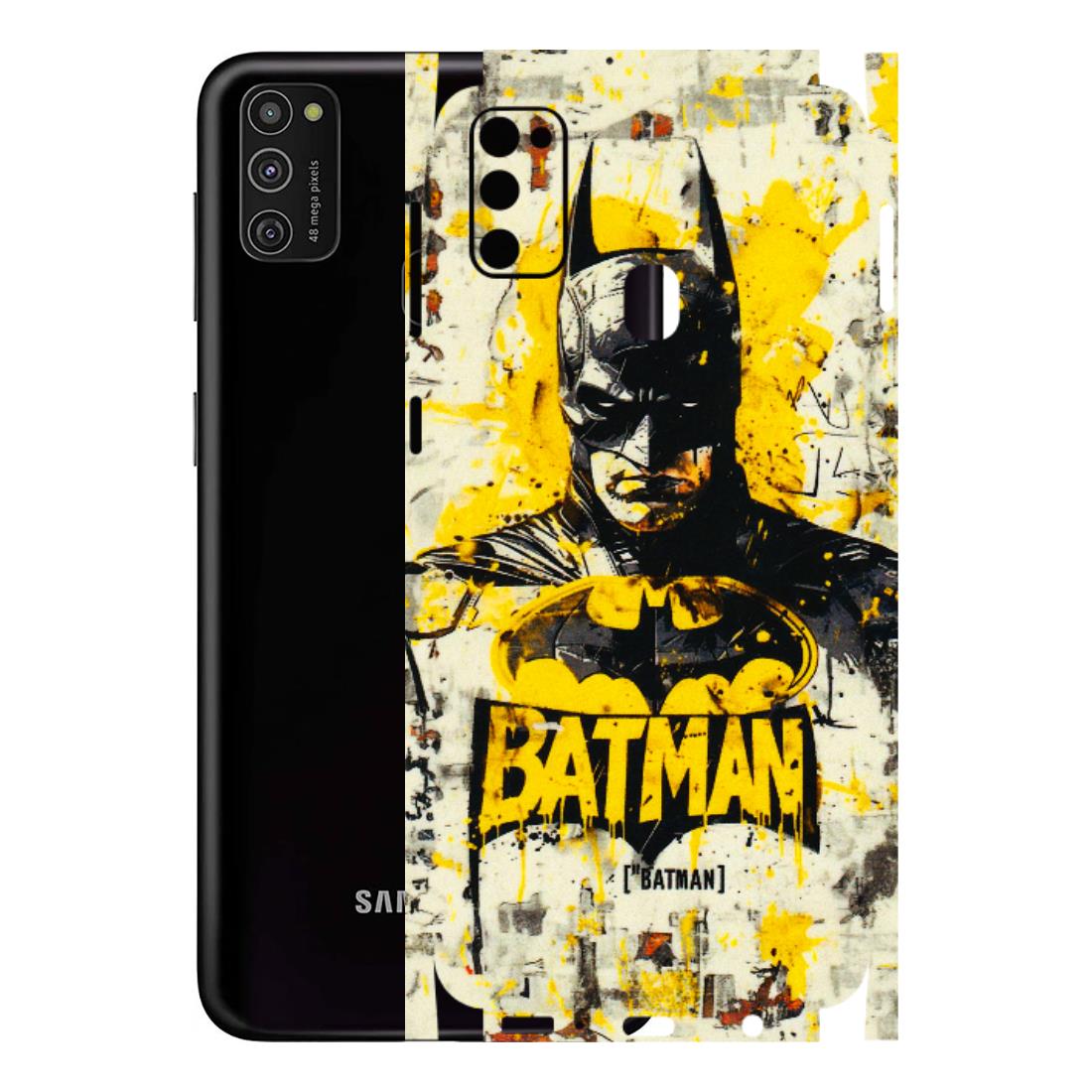 Samsung M/F/Note/Flip and C Phone Skins (All Models) - Batman Yellow BT - 3D Embossed Finish (L-304) Samsung Galaxy M21