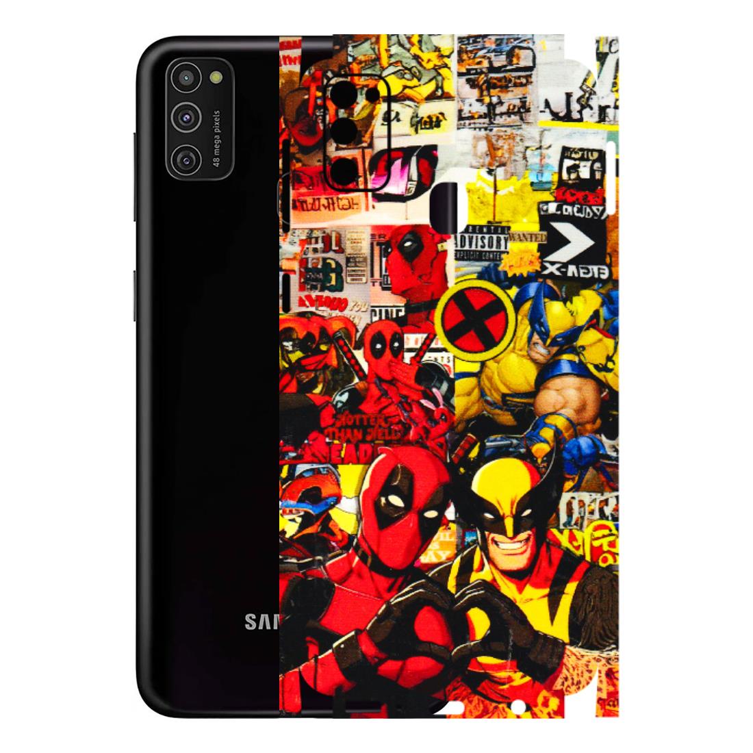 Samsung M/F/Note/Flip and C Phone Skins (All Models) - Spidy Wolverine - 3D Embossed Finish (L-310) Samsung Galaxy M21
