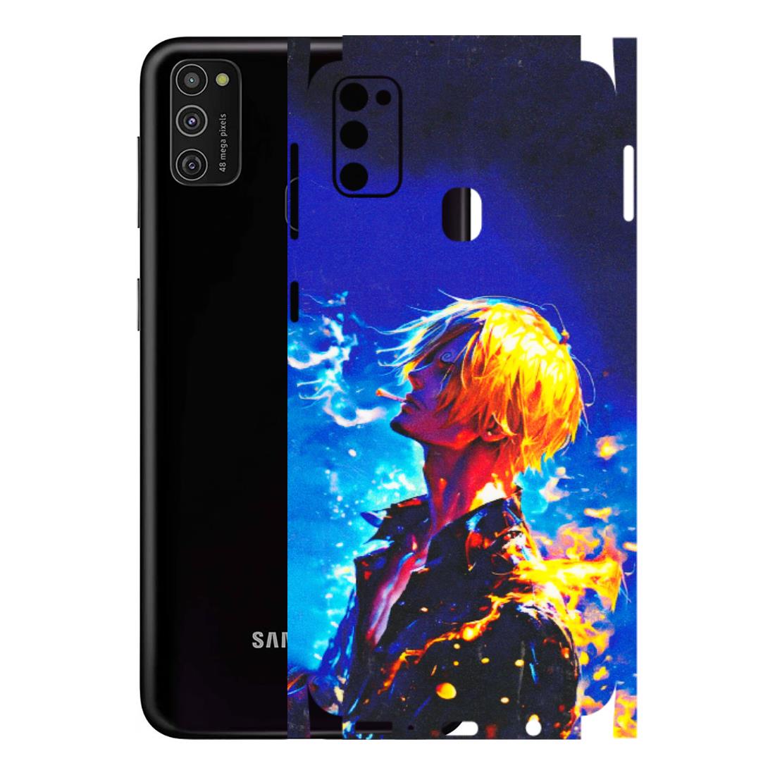 Samsung M/F/Note/Flip and C Phone Skins (All Models) - Sanji Vinsmoke One Piece - 3D Embossed Finish (L-319) Samsung Galaxy M21