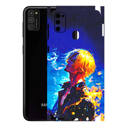 Samsung M/F/Note/Flip and C Phone Skins (All Models) - Sanji Vinsmoke One Piece - 3D Embossed Finish (L-319) Samsung Galaxy M21