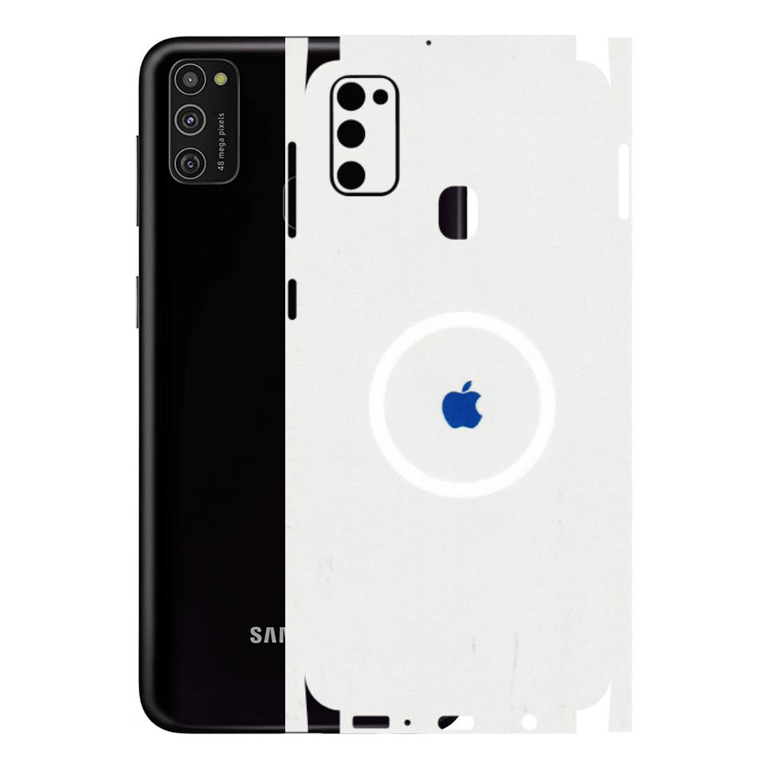 Samsung M/F/Note/Flip and C Phone Skins (All Models) - iPhone Magsafe Logo - 3D Embossed Finish (L-320) Samsung Galaxy M21