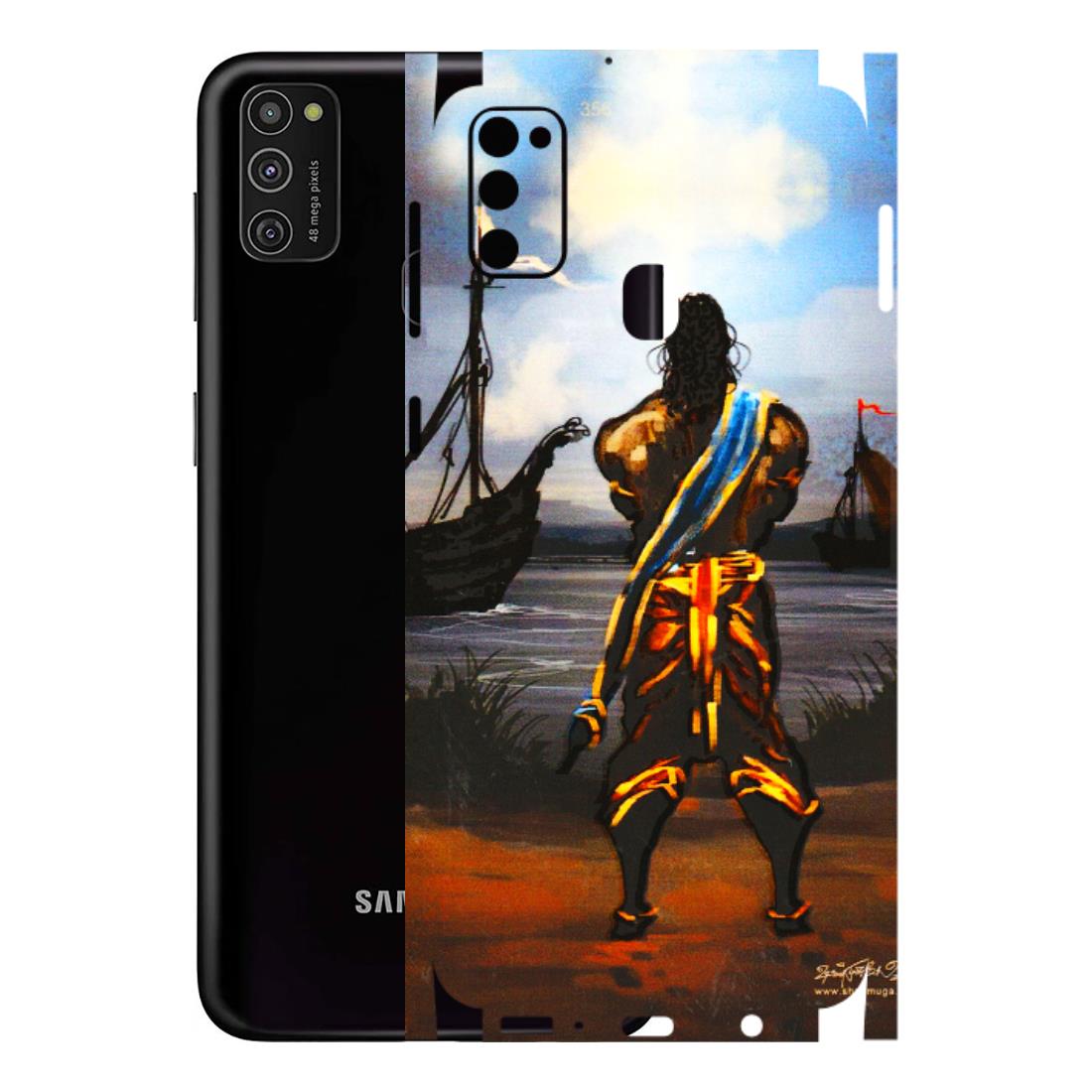 Samsung M/F/Note/Flip and C Phone Skins (All Models) - Heavenly God Figure - 3D Embossed Finish (L-34) Samsung Galaxy M21