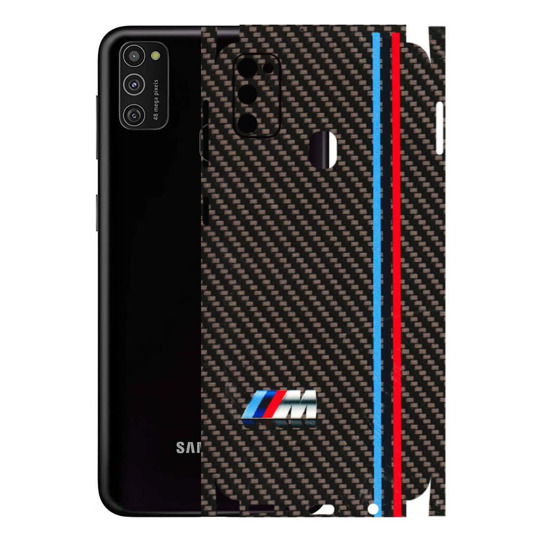 Samsung M/F/Note/Flip and C Phone Skins (All Models) - BM Carbon Fiber Feels - 3D Embossed Finish (L-38) Samsung Galaxy M21