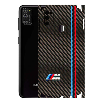 Samsung M/F/Note/Flip and C Phone Skins (All Models) - BM Carbon Fiber Feels - 3D Embossed Finish (L-38) Samsung Galaxy M21