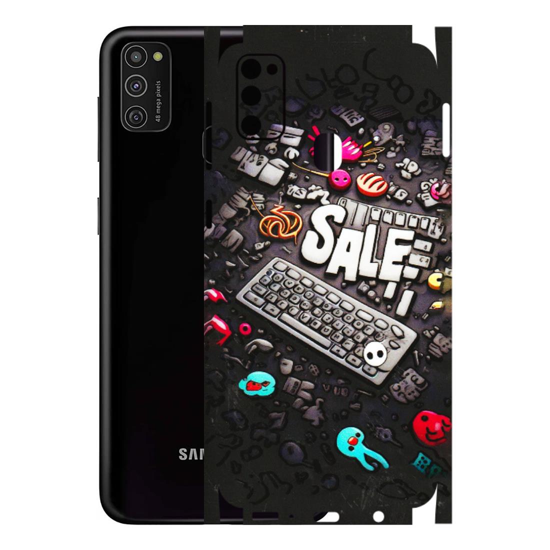 Samsung M/F/Note/Flip and C Phone Skins (All Models) - Gadgets Sale - 3D Embossed Finish (L-50) Samsung Galaxy M21