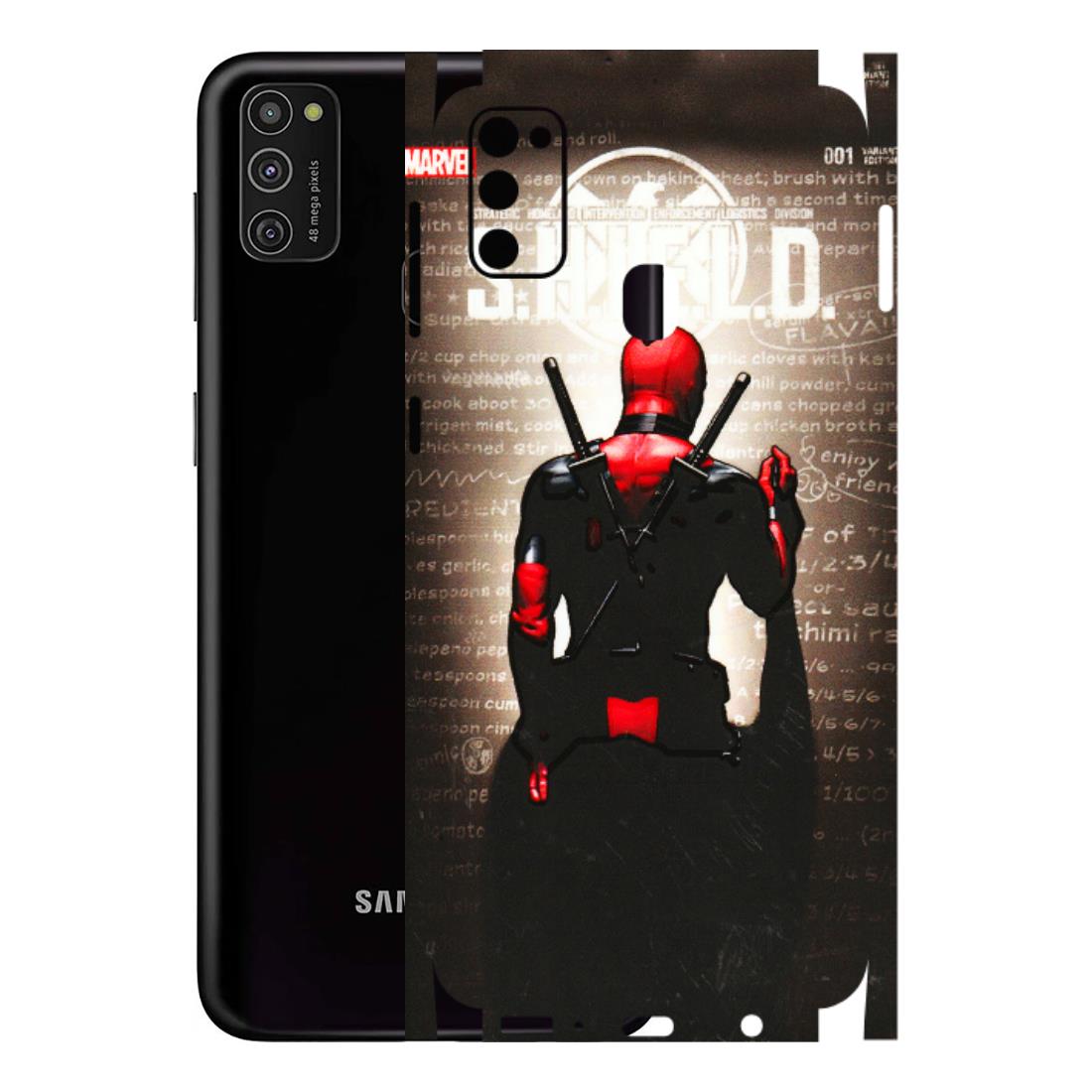 Samsung M/F/Note/Flip and C Phone Skins (All Models) - Deadpool - 3D Embossed Finish (L-56) Samsung Galaxy M21