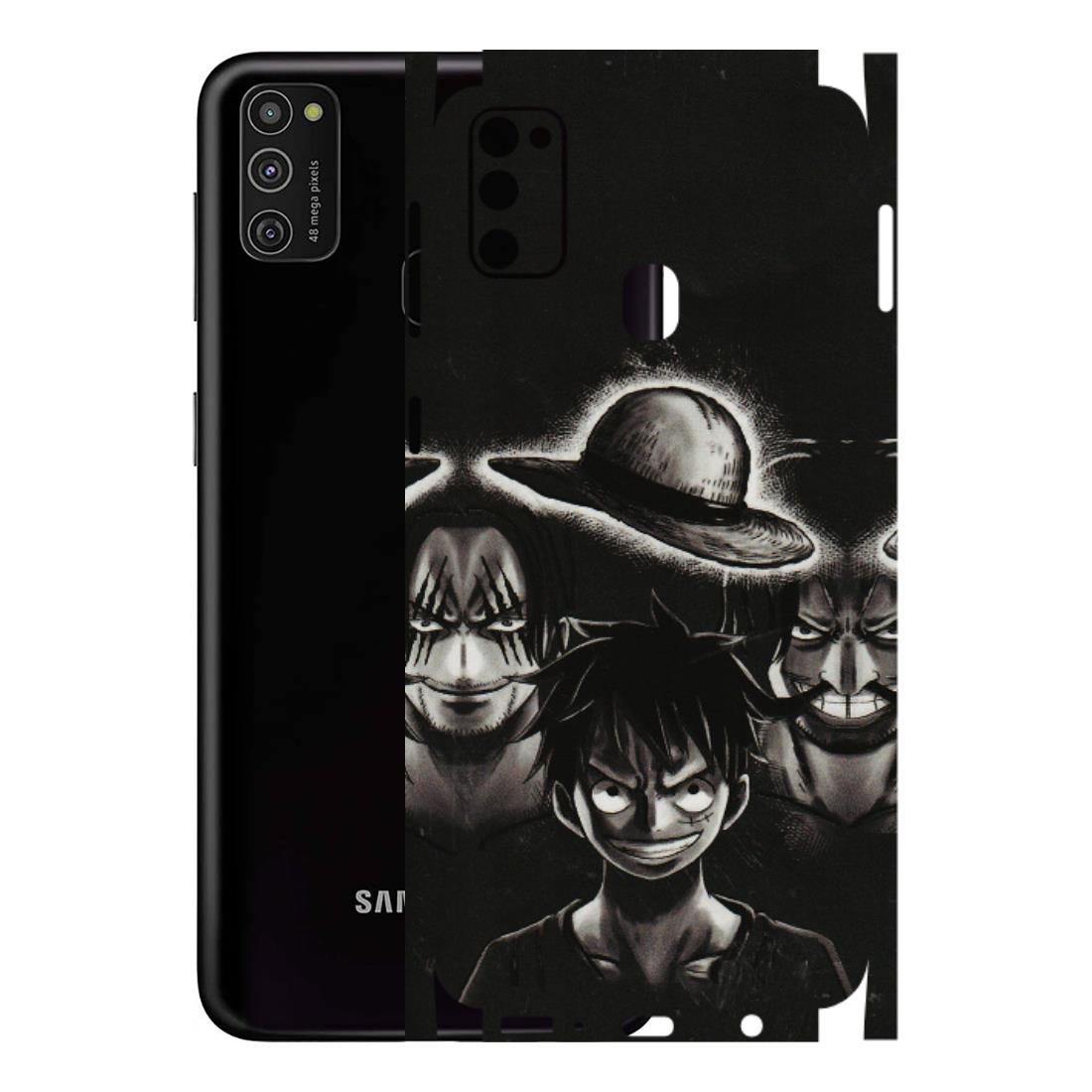 Samsung M/F/Note/Flip and C Phone Skins (All Models) - Black Luffy Hat - 3D Embossed Finish (L-57) Samsung Galaxy M21