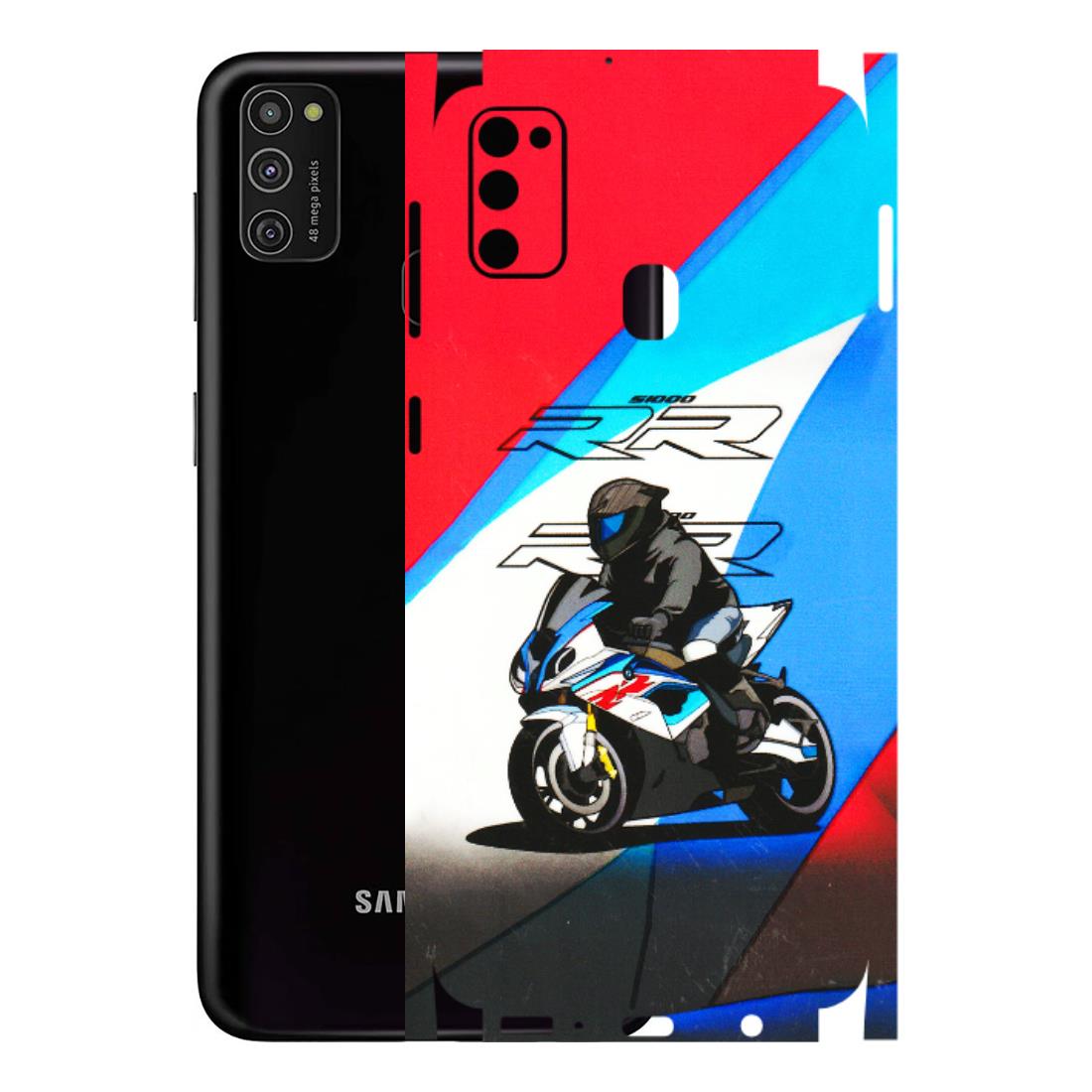 Samsung M/F/Note/Flip and C Phone Skins (All Models) - Bikers Love - 3D Embossed Finish (L-58) Samsung Galaxy M21
