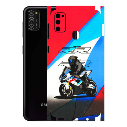 Samsung M/F/Note/Flip and C Phone Skins (All Models) - Bikers Love - 3D Embossed Finish (L-58) Samsung Galaxy M21