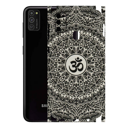 Samsung M/F/Note/Flip and C Phone Skins (All Models) - Aum Elegant Mandala - 3D Embossed Finish (L-62) Samsung Galaxy M21