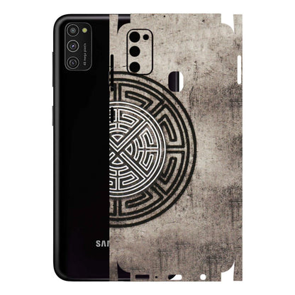 Samsung M/F/Note/Flip and C Phone Skins (All Models) - Mysterious Circular Design - 3D Embossed Finish (L-63) Samsung Galaxy M21