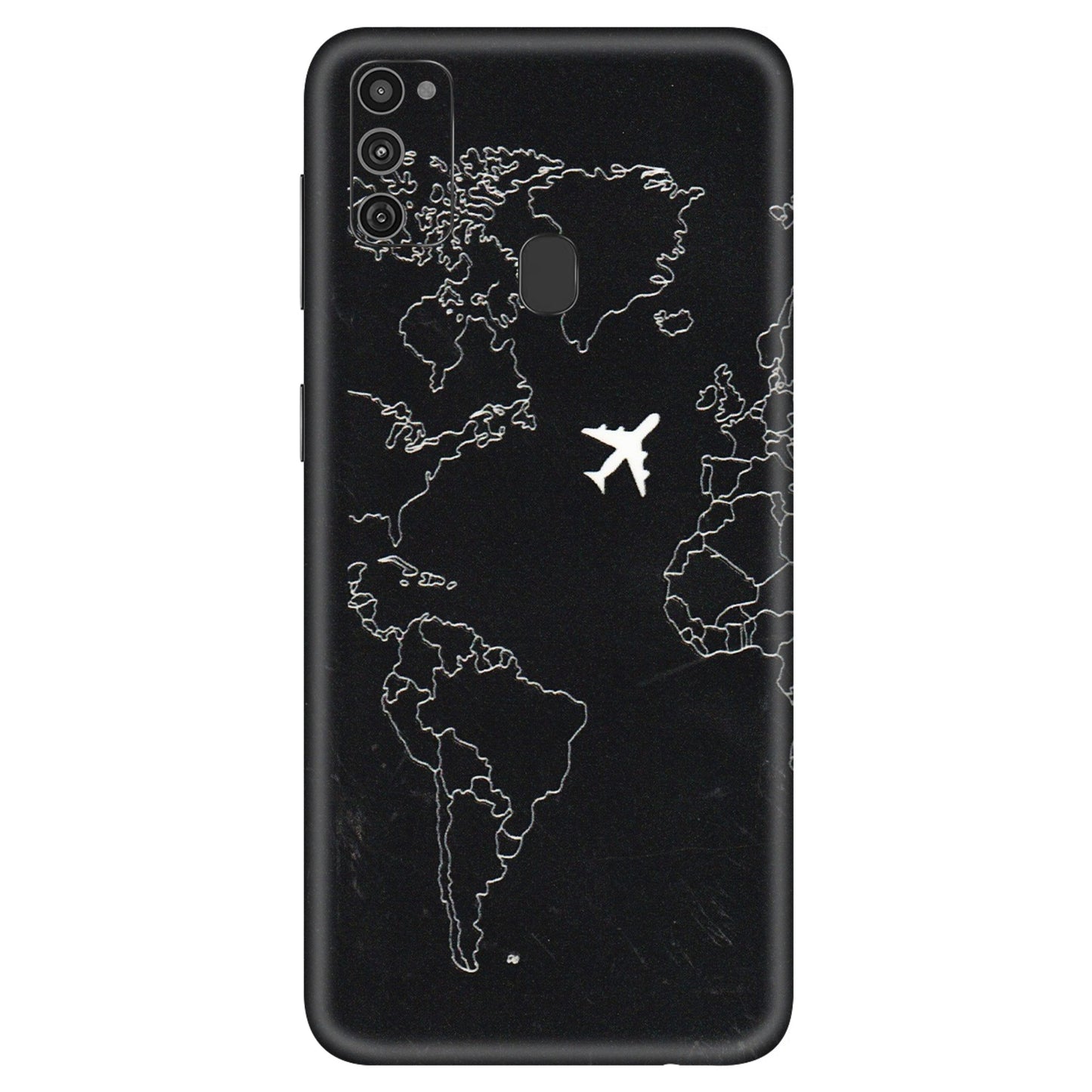 Samsung M/F/Note/Flip and C Phone Skins (All Models) - Never Ending Travel - 3D Embossed Finish (L-79) Samsung Galaxy M21