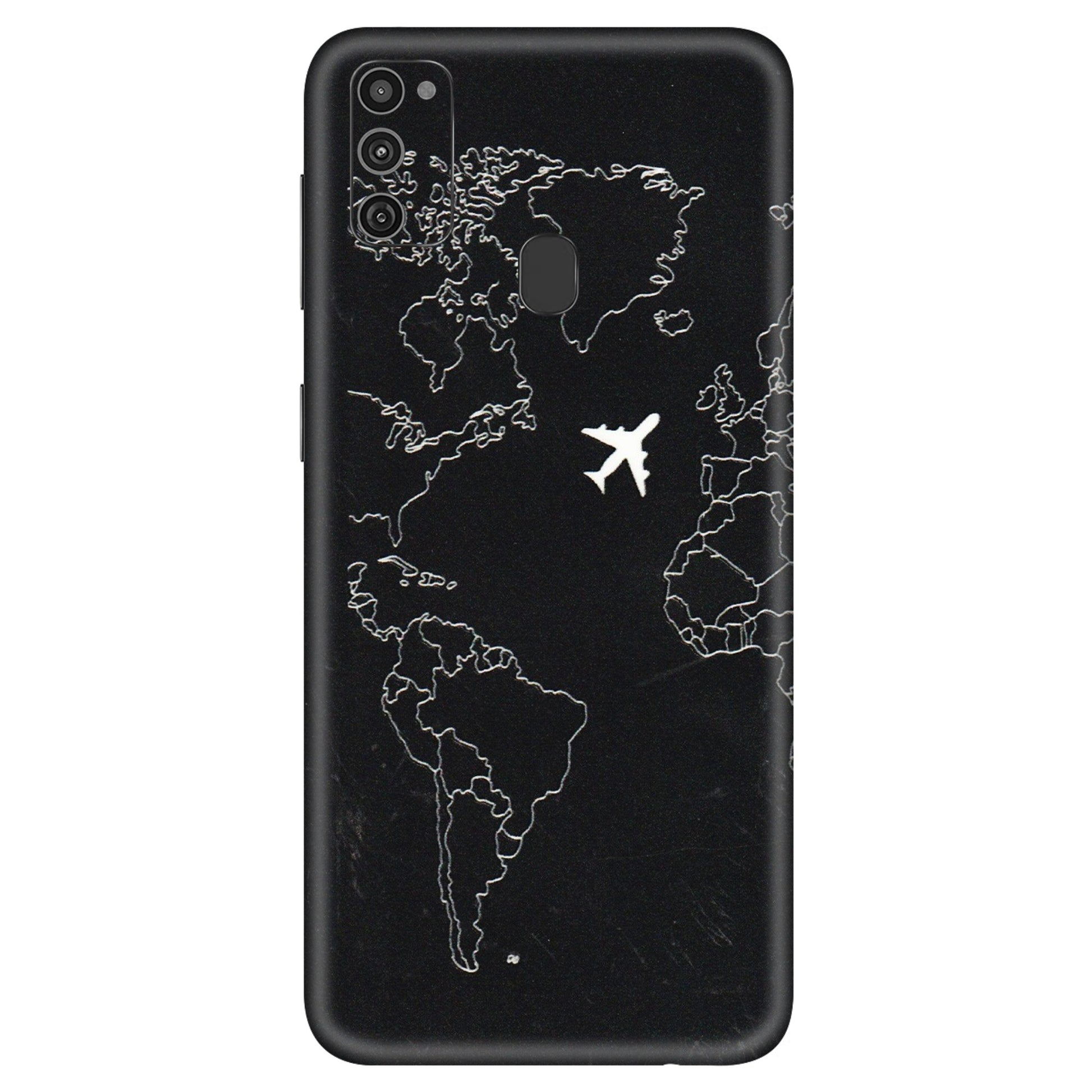Samsung M/F/Note/Flip and C Phone Skins (All Models) - Never Ending Travel - 3D Embossed Finish (L-79) Samsung Galaxy M21