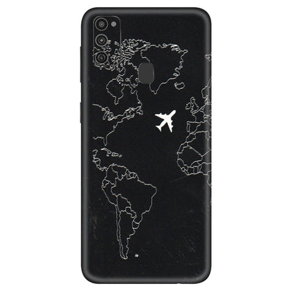 Samsung M/F/Note/Flip and C Phone Skins (All Models) - Never Ending Travel - 3D Embossed Finish (L-79) Samsung Galaxy M21