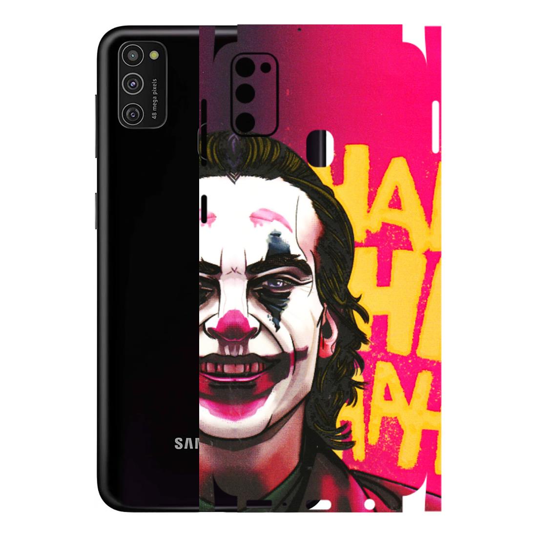 Samsung M/F/Note/Flip and C Phone Skins (All Models) - Joker Evil Laugh - 3D Embossed Finish (L-97) Samsung Galaxy M21