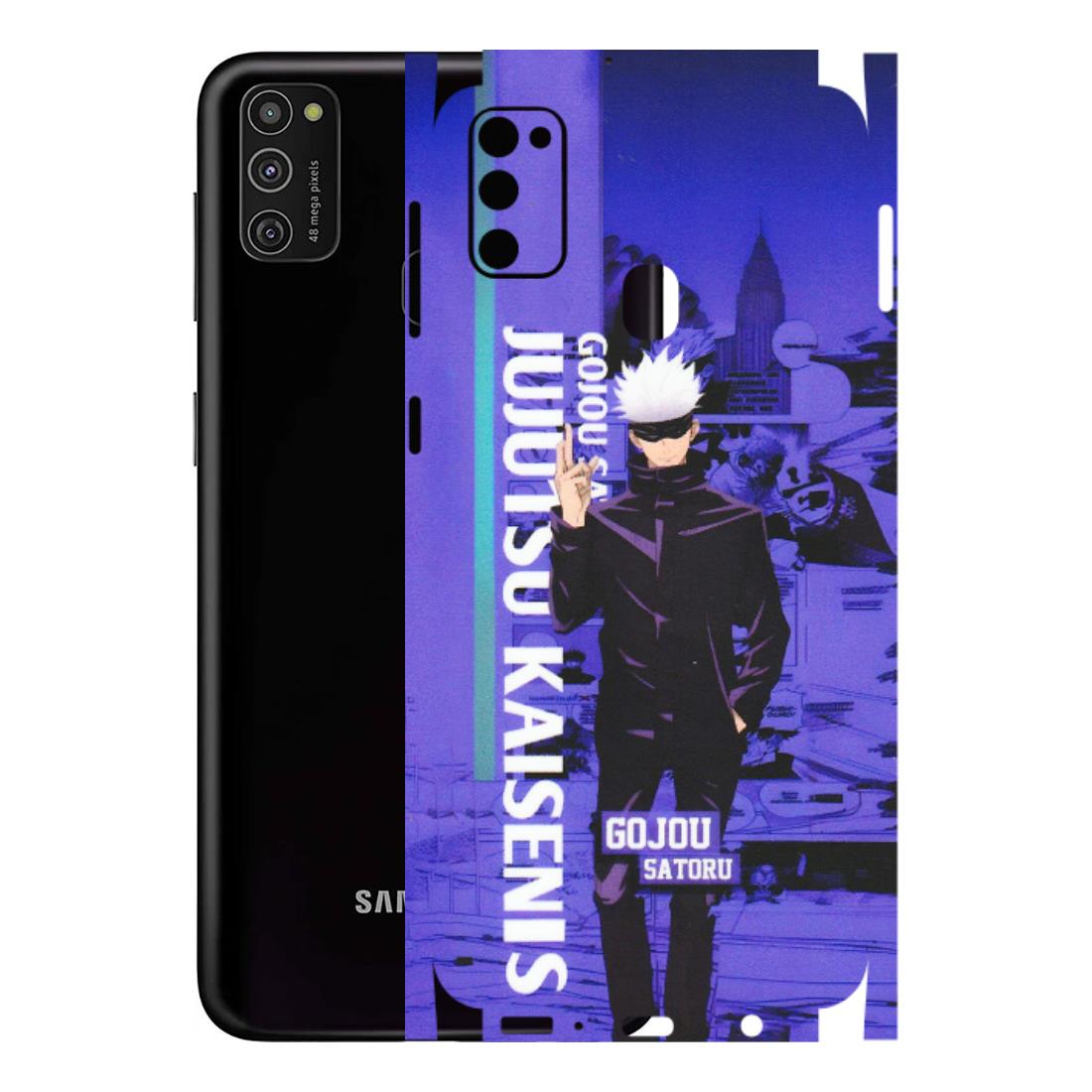 Samsung M/F/Note/Flip and C Phone Skins (All Models) - Jujutsu Kaisen Gojo - Matte Finish (M-05) Samsung Galaxy M21
