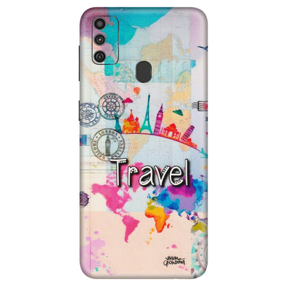Samsung M/F/Note/Flip and C Phone Skins (All Models) - Travel The Wonders - Matte Finish (M-108) Samsung Galaxy M21
