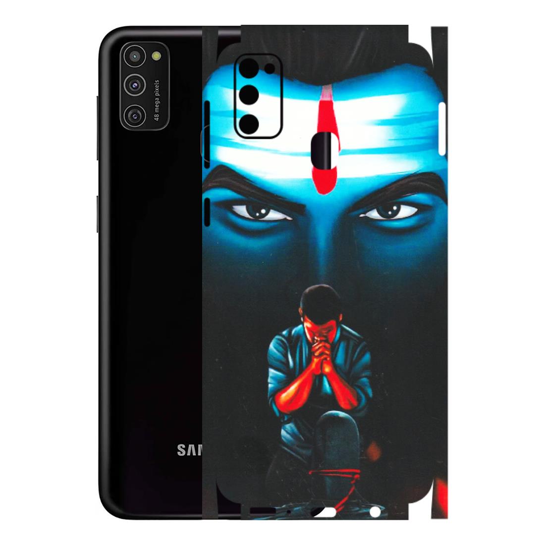 Samsung M/F/Note/Flip and C Phone Skins (All Models) - Mahakal Bhakt - Matte Finish (M-112) Samsung Galaxy M21