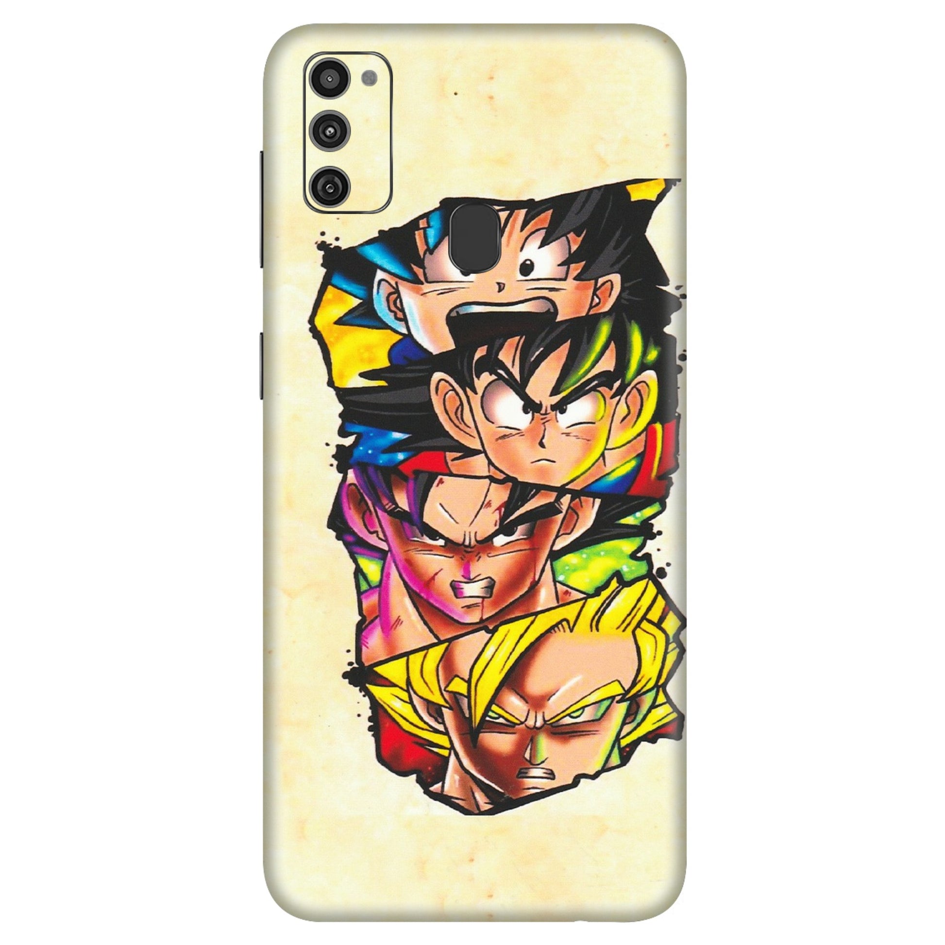 Samsung M/F/Note/Flip and C Phone Skins (All Models) - Angry Multi Anime - Matte Finish (M-113) Samsung Galaxy M21