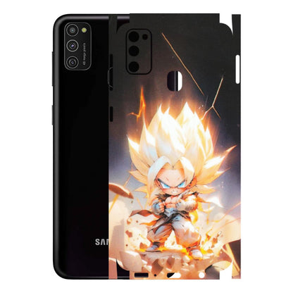 Samsung M/F/Note/Flip and C Phone Skins (All Models) - Goku Dragon Cute Anime - Matte Finish (M-131) Samsung Galaxy M21