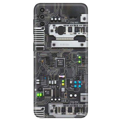 Samsung M/F/Note/Flip and C Phone Skins (All Models) - Motherboard Internals - Matte Finish (M-135) Samsung Galaxy M21