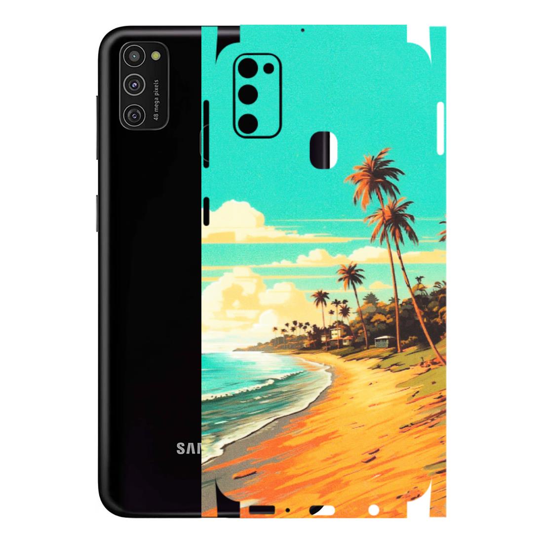 Samsung M/F/Note/Flip and C Phone Skins (All Models) - Miami Beach - Matte Finish (M-136) Samsung Galaxy M21