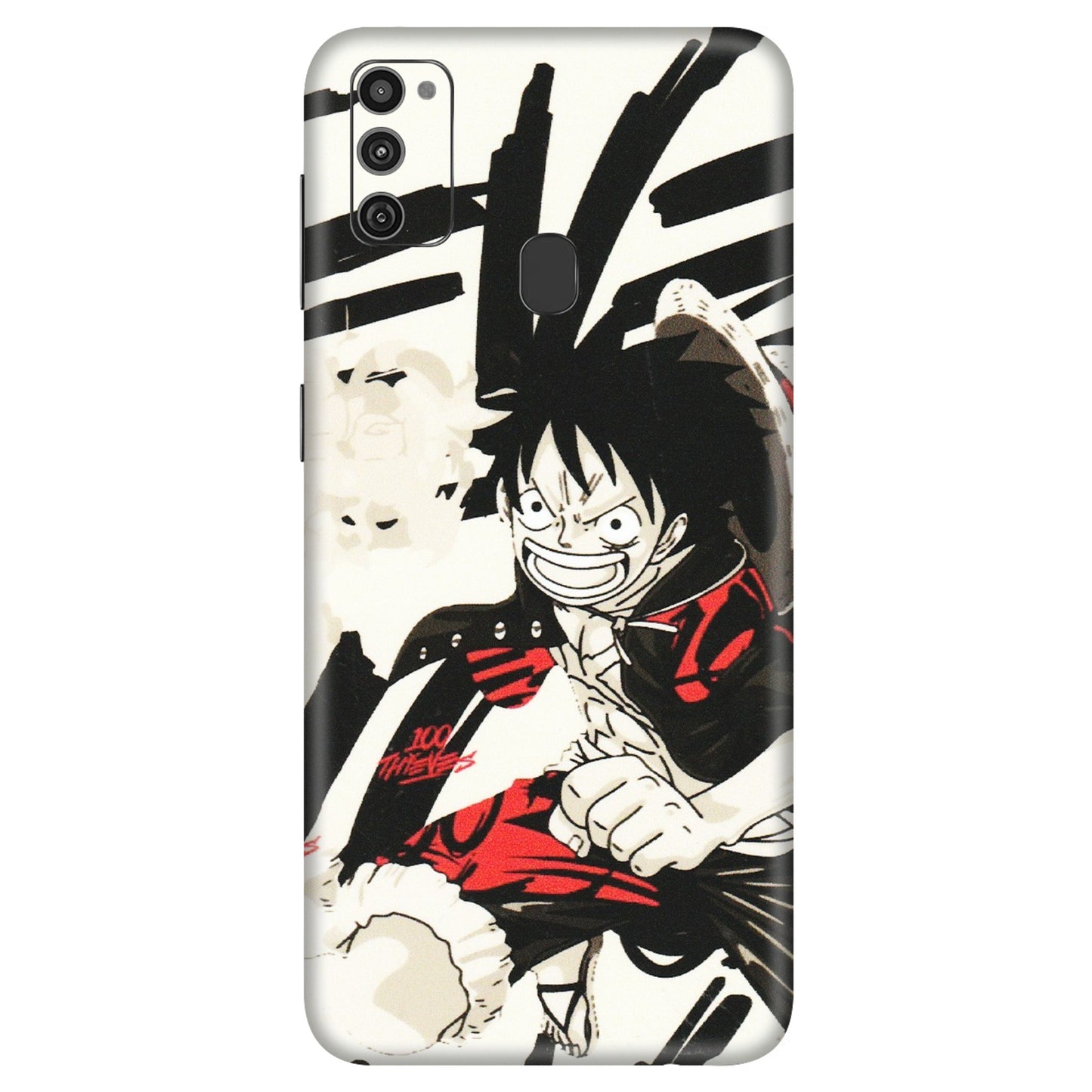 Samsung M/F/Note/Flip and C Phone Skins (All Models) - Monkey D.Luffy Manga Anime - Matte Finish (M-145) Samsung Galaxy M21