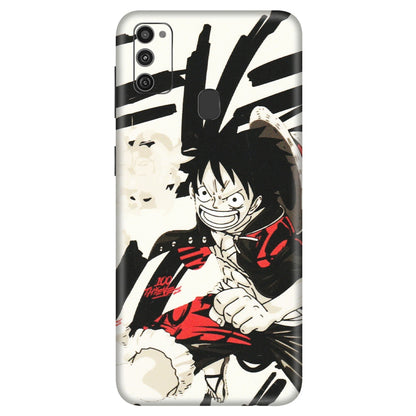 Samsung M/F/Note/Flip and C Phone Skins (All Models) - Monkey D.Luffy Manga Anime - Matte Finish (M-145) Samsung Galaxy M21