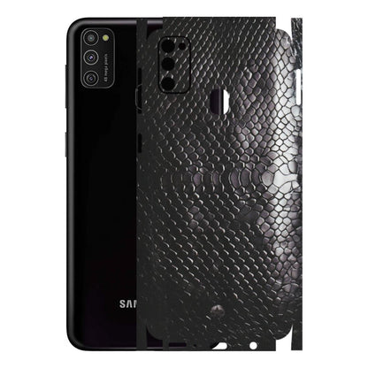 Samsung M/F/Note/Flip and C Phone Skins (All Models) - Black Snack Leather - Matte Finish (M-147) Samsung Galaxy M21