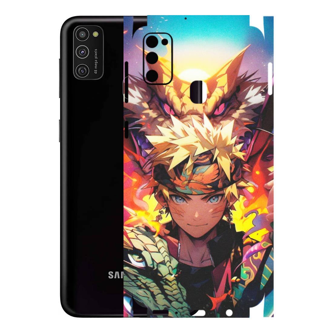 Samsung M/F/Note/Flip and C Phone Skins (All Models) - Angry Naruto Anime - Matte Finish (M-148) Samsung Galaxy M21