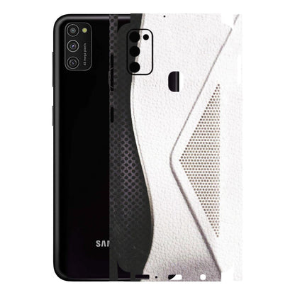 Samsung M/F/Note/Flip and C Phone Skins (All Models) - Black And White Iconic Convoy - Matte Finish (M-149) Samsung Galaxy M21