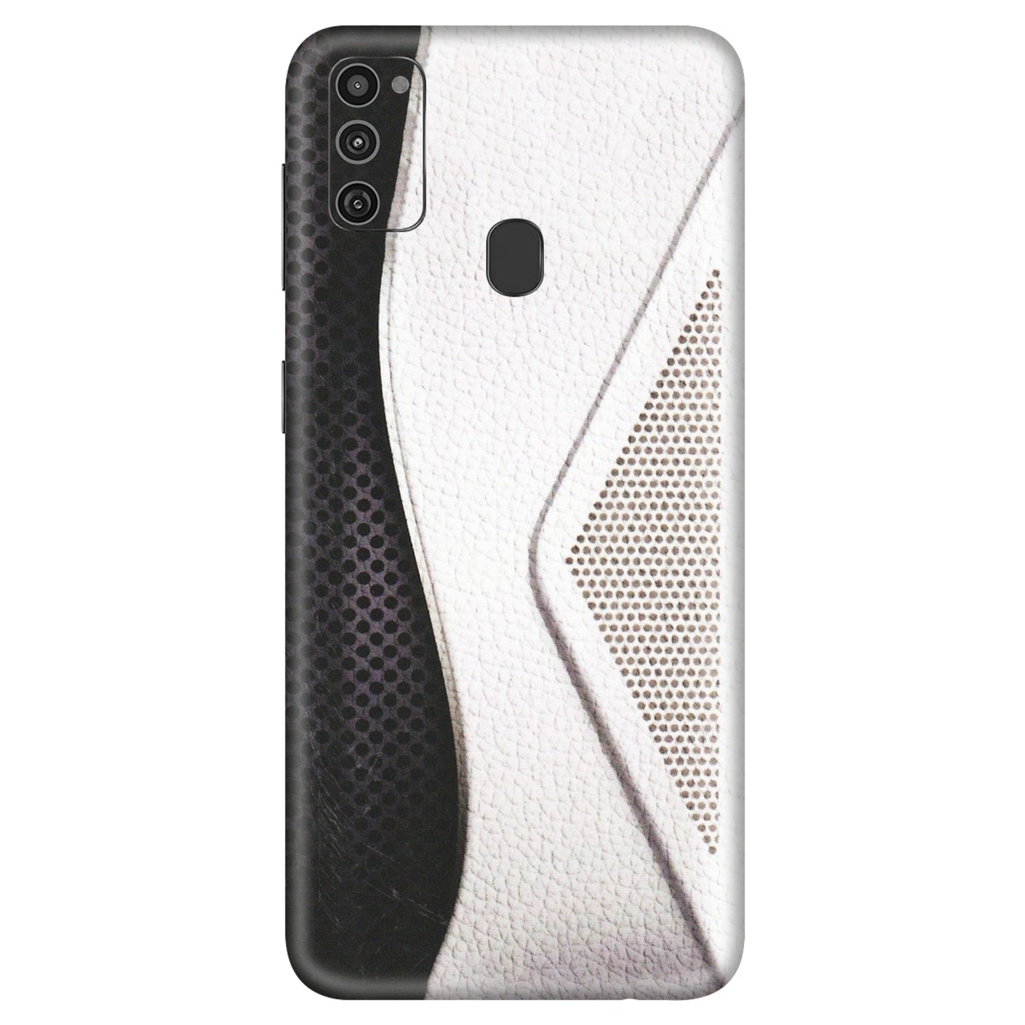 Samsung M/F/Note/Flip and C Phone Skins (All Models) - Black And White Iconic Convoy - Matte Finish (M-149) Samsung Galaxy M21