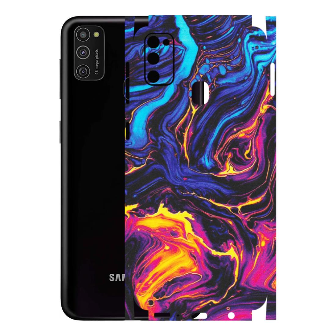Samsung M/F/Note/Flip and C Phone Skins (All Models) - Abstract Paint Classy - Matte Finish (M-15) Samsung Galaxy M21