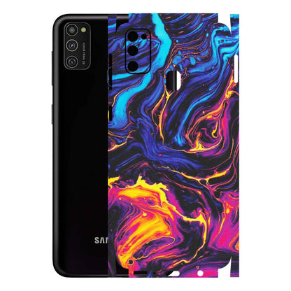 Samsung M/F/Note/Flip and C Phone Skins (All Models) - Abstract Paint Classy - Matte Finish (M-15) Samsung Galaxy M21