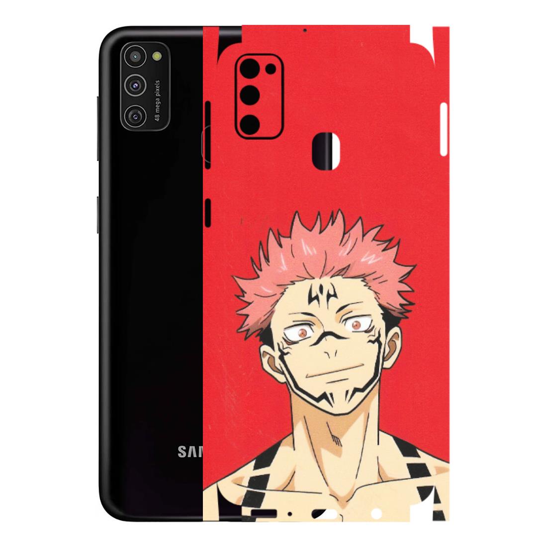 Samsung M/F/Note/Flip and C Phone Skins (All Models) - Ryomen Sukuna Fun Anime - Matte Finish (M-153) Samsung Galaxy M21