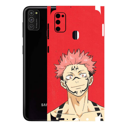 Samsung M/F/Note/Flip and C Phone Skins (All Models) - Ryomen Sukuna Fun Anime - Matte Finish (M-153) Samsung Galaxy M21