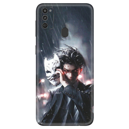 Samsung M/F/Note/Flip and C Phone Skins (All Models) - Kimestsu No Yaiba Anime - Matte Finish (M-154) Samsung Galaxy M21