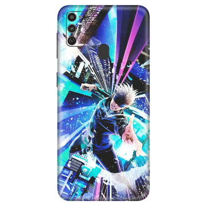 Samsung M/F/Note/Flip and C Phone Skins (All Models) - Manga Action Jujustu Kaisen Anime - Matte Finish (M-155) Samsung Galaxy M21