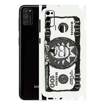 Samsung M/F/Note/Flip and C Phone Skins (All Models) - Rick And Morty Hundred Dollar Anime - Matte Finish (M-161) Samsung Galaxy M21