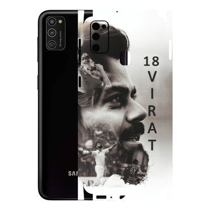 Samsung M/F/Note/Flip and C Phone Skins (All Models) - Virat Kohli Cricketer - Matte Finish (M-163) Samsung Galaxy M21
