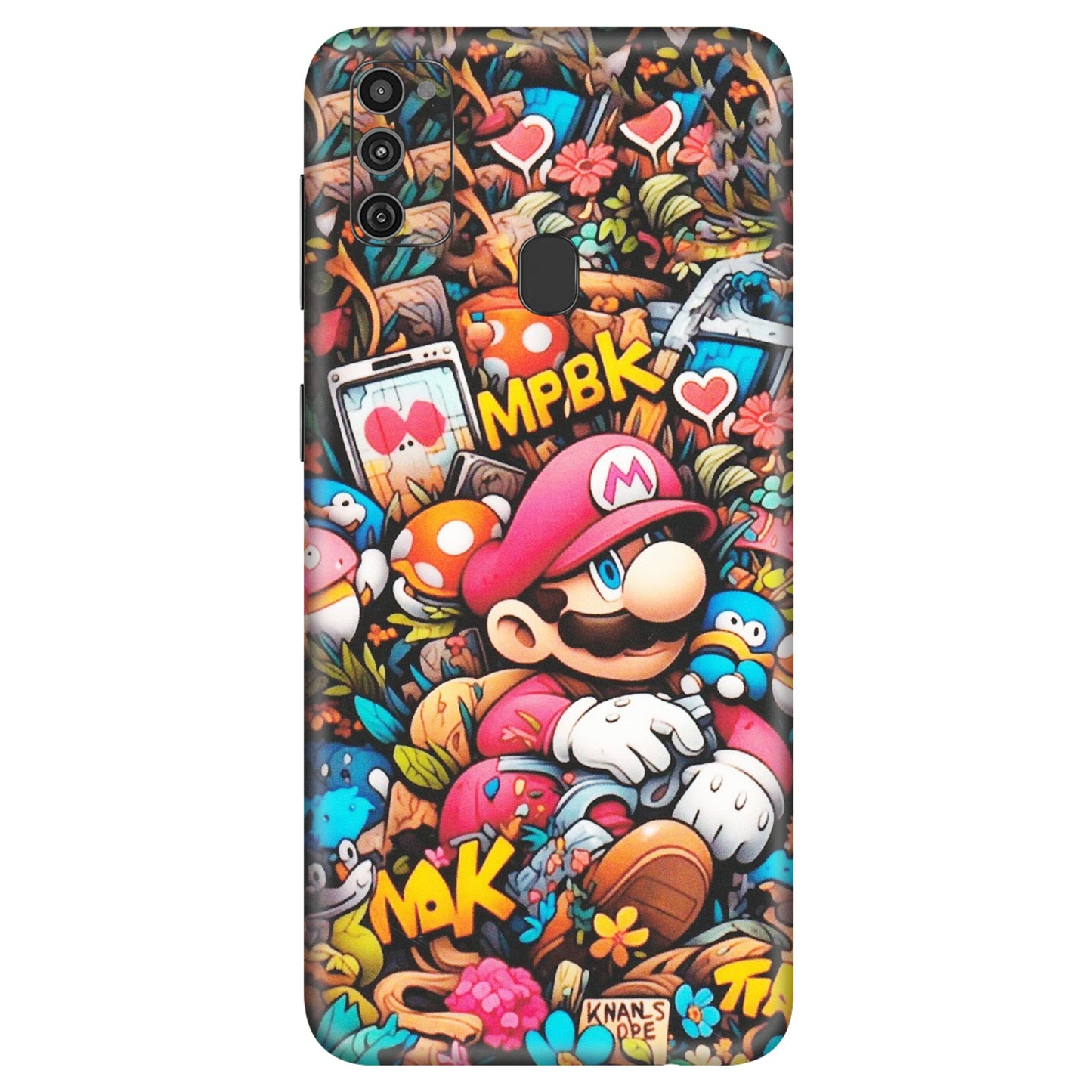 Samsung M/F/Note/Flip and C Phone Skins (All Models) - Super Mario Bros Artistic - Matte Finish (M-173) Samsung Galaxy M21