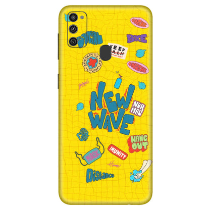 Samsung M/F/Note/Flip and C Phone Skins (All Models) - New Wave Life - Matte Finish (M-17) Samsung Galaxy M21