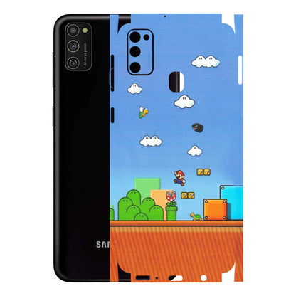 Samsung M/F/Note/Flip and C Phone Skins (All Models) - Mario Game Scene - Matte Finish (M-24) Samsung Galaxy M21